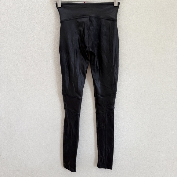 Spanx Faux Leather Moto Leggings XS - Picture 6 of 6